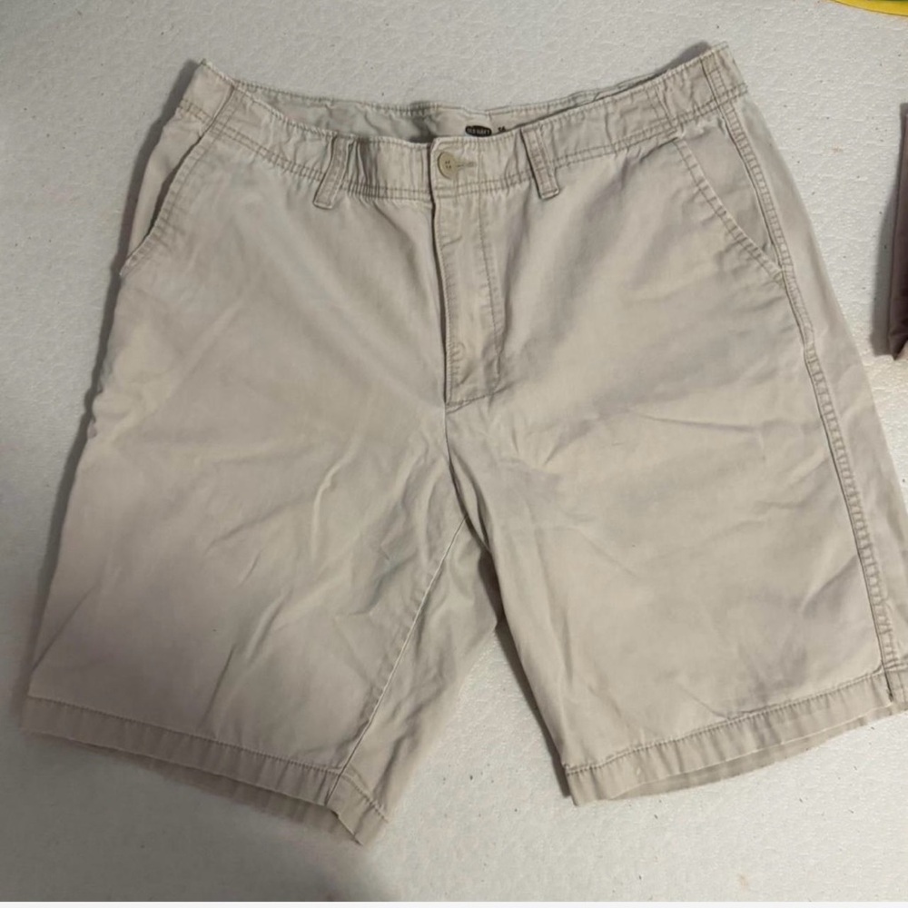 Old Navy Tan Flat Front Shorts